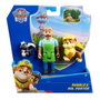 Spin Master Patrulla Canina Rubble Pack Figuras 6072996 con Mr. Porter y Zorro, Juguete +3 Años, Movil