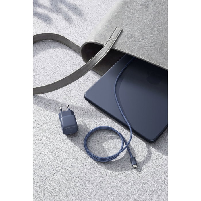 Belkin BoostCharge Cargador USB-C de 30 W con cable USB-C de 2 m, Azul Índigo Belkin BoostCharge Cargador USB-C de 30 W con cable USB-C de 2 m, Azul Índigo