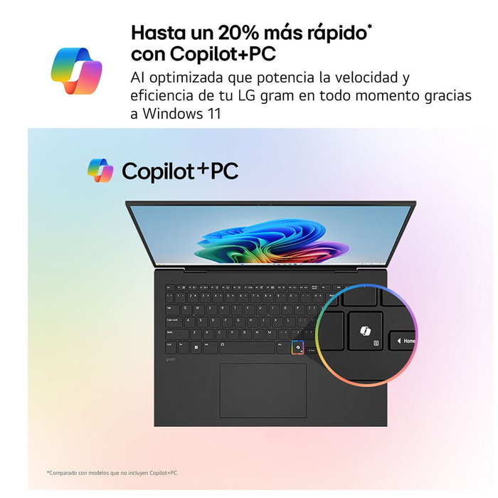 LG Gram Pro 16Z90TS-G.AU99B Gris Metálico LG Gram Pro 16Z90TS-G.AU99B Gris Metálico