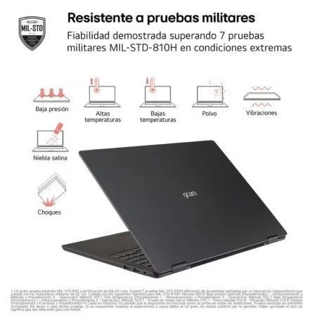 LG Portátil Gram 16Z90TS-G.AU99B Intel Core Ultra 9-288V/ 32GB RAM/ 1TB SSD/ 16" WQXGA/ Windows 11 LG Portátil Gram 16Z90TS-G.AU99B Intel Core Ultra 9-288V/ 32GB RAM/ 1TB SSD/ 16" WQXGA/ Windows 11