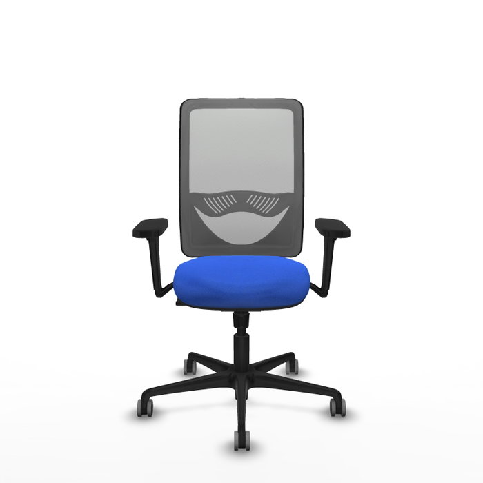 PIQUERAS Y CRESPO Silla de oficina Zulema con mecanismo Sincro, Azul y Gris PIQUERAS Y CRESPO Silla de oficina Zulema con mecanismo Sincro, Azul y Gris