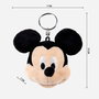 Disney Llavero Peluche Mickey para Coleccionistas - Muñeco de Peluche con Anilla, Material Poliéster, Color Negro