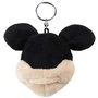 Disney Llavero Peluche Mickey para Coleccionistas - Muñeco de Peluche con Anilla, Material Poliéster, Color Negro