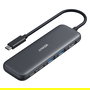 Anker 332 Hub USB-C 5 en 1 con Puerto HDMI 4K a 30Hz, 2 USB-A 3.0, USB-C y Puerto USB-C PD de 100W para Carga Rápida - Negro