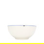 Summa Ensaladera de Porcelana, Alacena 22 cm, Marfil y Azul (Set de 2)