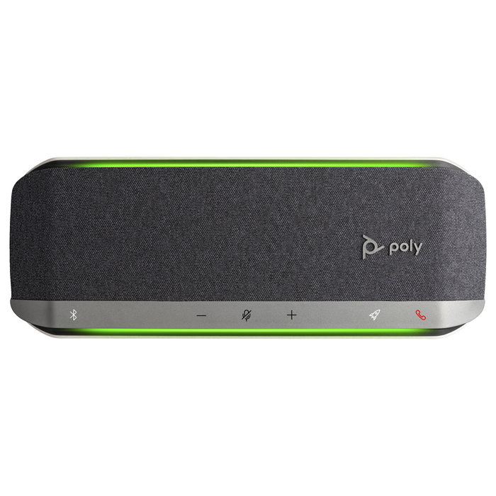 HP Poly Sync 40+M Altavoz Manos Libres Bluetooth y USB, Plata