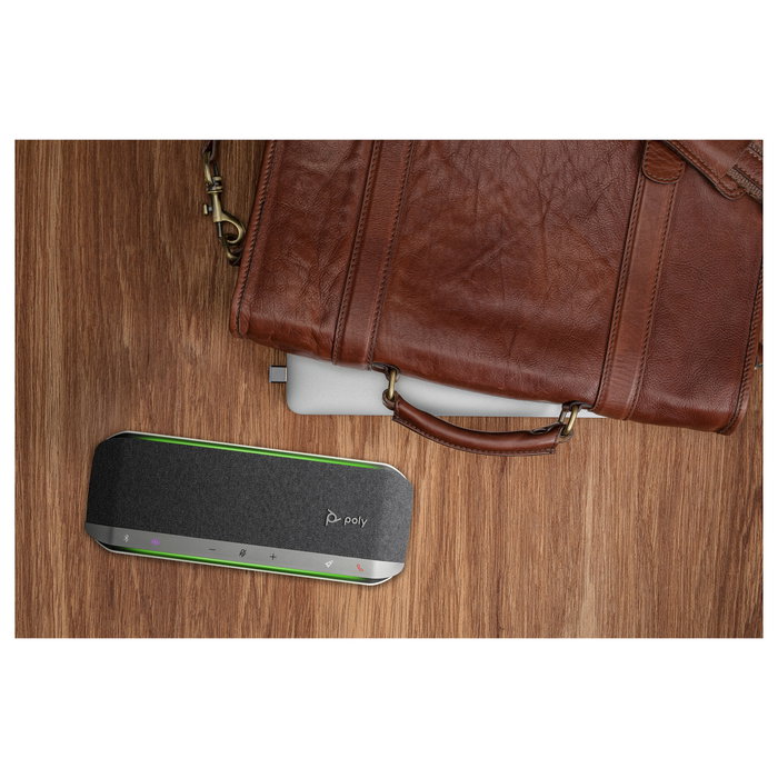 HP Poly Sync 40+M Altavoz Manos Libres Bluetooth y USB, Plata
