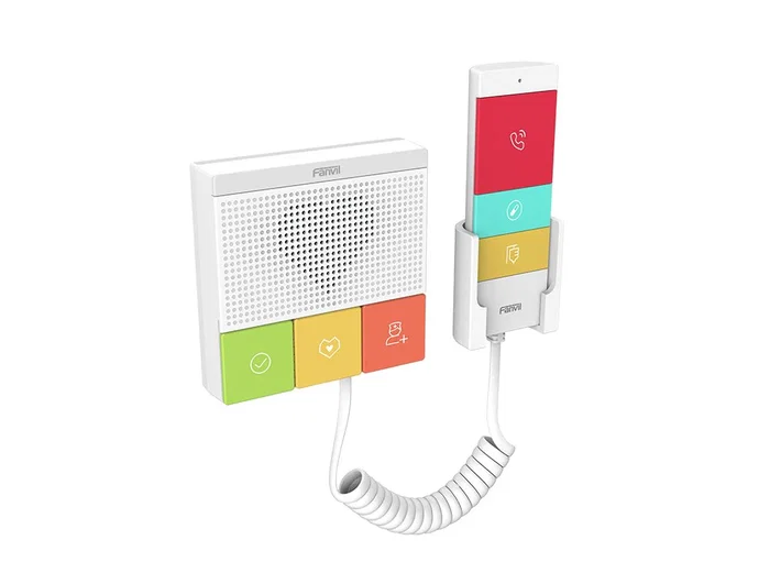Fanvil Y501-Y Portero Automático Intercomunicador SIP Blanco, Alámbrico, Frecuencia 433 MHz, 6 Botones, Para Pared