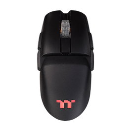 Thermaltake Argent M5 Ratón Gaming Inalámbrico Ambidiestro RGB, Sensor Óptico PMW-3335 16000 DPI, Bluetooth 5.0 y 2.4 GHz RF, 8 Botones Programables, Color Negro