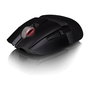 Thermaltake Argent M5 Ratón Gaming Inalámbrico Ambidiestro RGB, Sensor Óptico PMW-3335 16000 DPI, Bluetooth 5.0 y 2.4 GHz RF, 8 Botones Programables, Color Negro