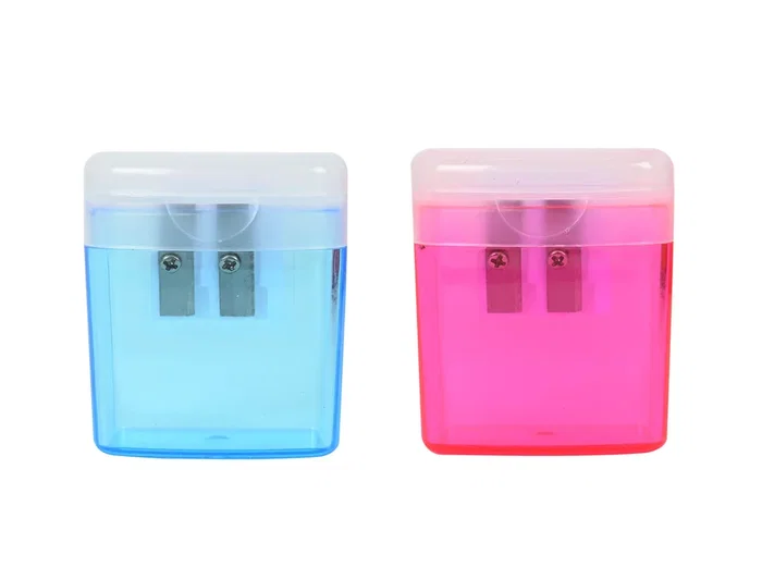 Exp. 12 pcs. sacapuntas doble deposito safta 15,5x6x13,5cm Exp. 12 pcs. sacapuntas doble deposito safta 15,5x6x13,5cm