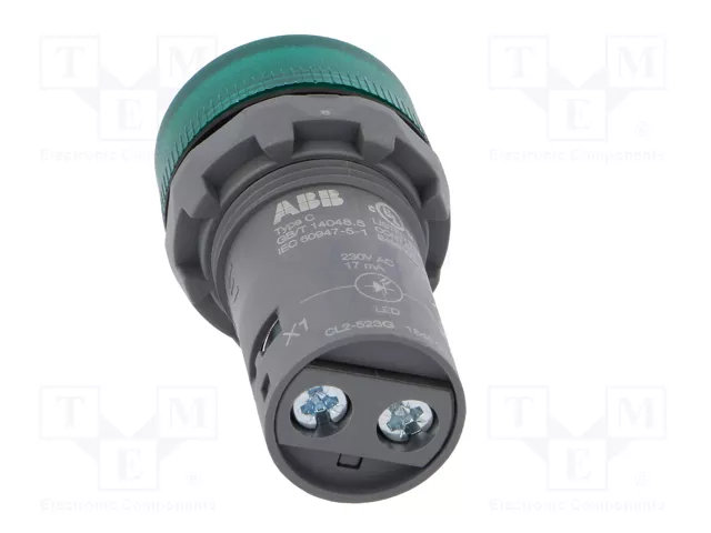 ABB Lámpara de control CL2 Verde 22mm LED