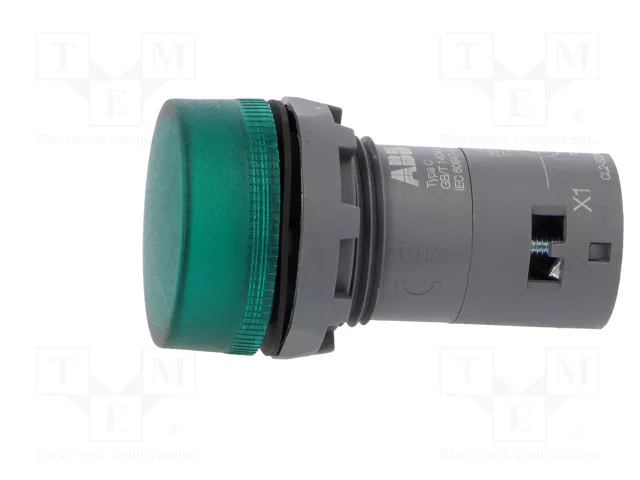 ABB Lámpara de control CL2 Verde 22mm LED