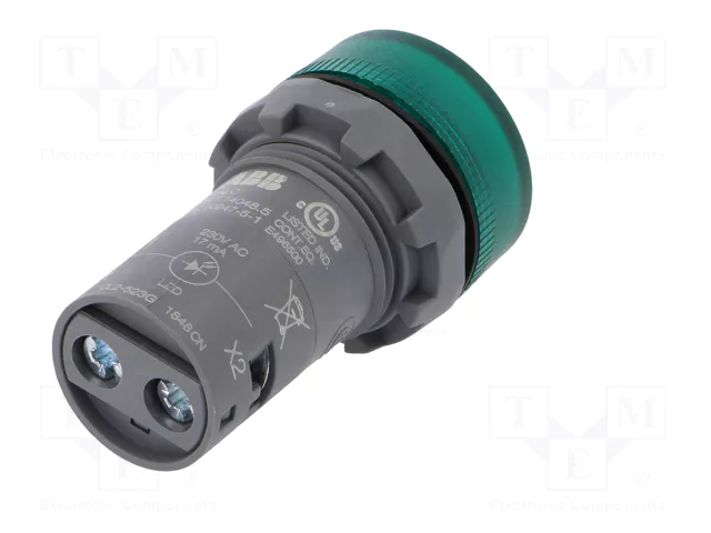ABB Lámpara de control CL2 Verde 22mm LED