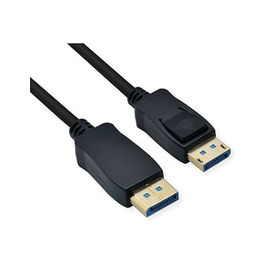 ROLINE Cable DisplayPort 2.0 DP-DP 5m Macho-Macho 7680 x 4320 Pixeles Negro