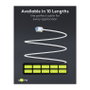 Goobay Ultraflexibles Cat.6a Patchkabel slim U/FTP Blanco 0,5m