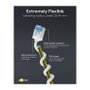 Goobay Ultraflexibles Cat.6a Patchkabel slim U/FTP Blanco 0,5m