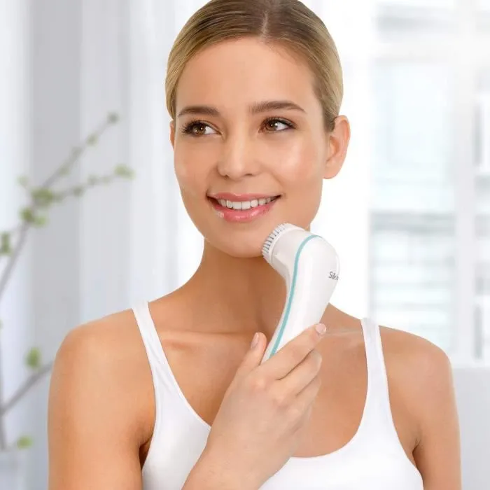 Silk'N Cepillo de Limpieza Facial PURE - Piel Mixta y Sensible - Limpieza Profunda por Vibración y Pulsación Inalámbrico