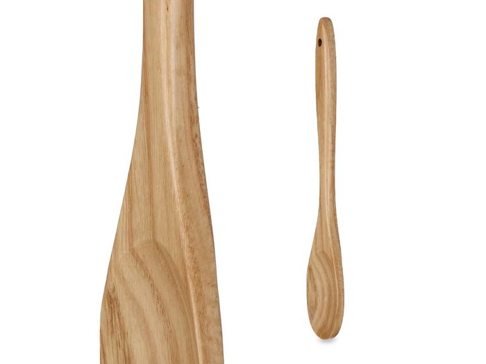 Kinvara Cuchara Madera Cocina Castaño Natural 35x7x2 cm (Set de 24)