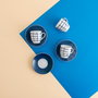 Quid Set de 6 Tazas con Plato Kansas Azul