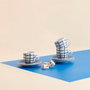 Quid Set de 6 Tazas con Plato Kansas Azul