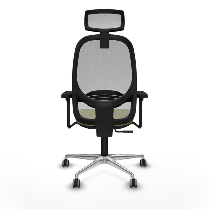 PIQUERAS Y CRESPO Silla de oficina Cilanco con mecanismo Sincro, Verde oliva y Gris PIQUERAS Y CRESPO Silla de oficina Cilanco con mecanismo Sincro, Verde oliva y Gris
