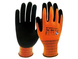 Safetop Guantes de látex Flexilatex dorso aireado Sanitized talla 8