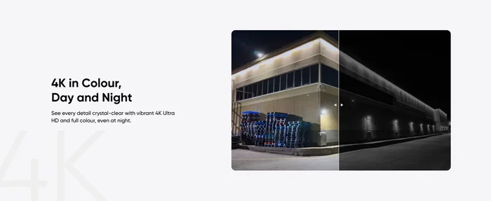 Eufy T86P2321 Cámara de Seguridad Exterior 4K Bala con Panel Solar, 4G LTE y WiFi, Visión Nocturna en Color, 360°, Batería 9400mAh, Audio Bidireccional, Blanco