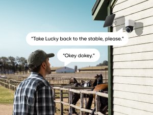 Eufy T86P2321 Cámara de Seguridad Exterior 4K Bala con Panel Solar, 4G LTE y WiFi, Visión Nocturna en Color, 360°, Batería 9400mAh, Audio Bidireccional, Blanco