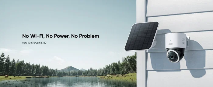 Eufy T86P2321 Cámara de Seguridad Exterior 4K Bala con Panel Solar, 4G LTE y WiFi, Visión Nocturna en Color, 360°, Batería 9400mAh, Audio Bidireccional, Blanco