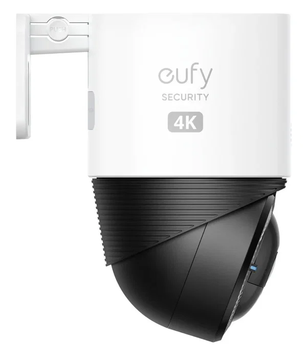 Eufy T86P2321 Cámara de Seguridad Exterior 4K Bala con Panel Solar, 4G LTE y WiFi, Visión Nocturna en Color, 360°, Batería 9400mAh, Audio Bidireccional, Blanco