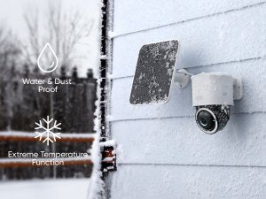 Eufy T86P2321 Cámara de Seguridad Exterior 4K Bala con Panel Solar, 4G LTE y WiFi, Visión Nocturna en Color, 360°, Batería 9400mAh, Audio Bidireccional, Blanco