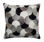 DKD Home Decor Cojín de Piel y Poliéster Negro 40x10x40 cm (Pack de 4)