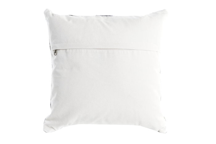 DKD Home Decor Cojín de Piel y Poliéster Negro 40x10x40 cm (Pack de 4)