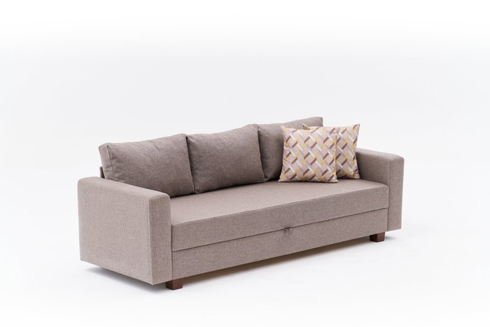 Atelier Del Sofa Aly Arzilla - Brown Sofá-Cama 3 Plazas Marrón 220x80x83 cm