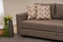 Atelier Del Sofa Aly Arzilla - Brown Sofá-Cama 3 Plazas Marrón 220x80x83 cm