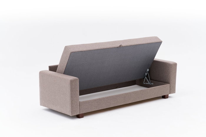 Atelier Del Sofa Aly Arzilla - Brown Sofá-Cama 3 Plazas Marrón 220x80x83 cm