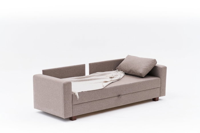 Atelier Del Sofa Aly Arzilla - Brown Sofá-Cama 3 Plazas Marrón 220x80x83 cm
