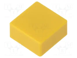Aratas (Formerly Omron Components) Botón a presión cuadrado amarillo 5,5mm