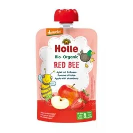 HOLLE Smoothie Manzana-Fresa para Bebés +8 Meses 100g