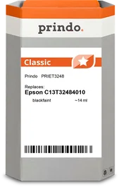 Prindo Cartucho de tinta Negro (mate) PRIET3248 Classic