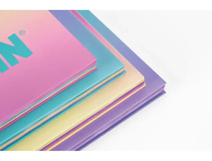 Milan Cuaderno Espiral A4 Tapa Dura 90 Hojas Cuadriculado 5mm Lila