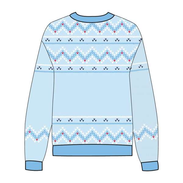 Cerdá Jersey Punto Navideño Bluey Niños 5 Años Light Blue