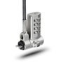 StarTech.com Cable de Seguridad Universal de 2m con Combinación para Noble Wedge, Nano y K-Slot