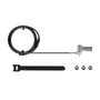 StarTech.com Cable de Seguridad Universal de 2m con Combinación para Noble Wedge, Nano y K-Slot
