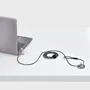 StarTech UNIVC4D-LAPTOP-LOCK Cable Antirrobo Universal para Portátil de 2m, Compatible con Noble Wedge/K-Slot/Nano, Cerradura de Combinación