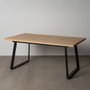 Mesa Extensible Natural Metal-Madera Pax 170 X 90 X 75 cm