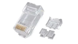 Phasak Pack de 10 conectores RJ45 Cat. 6a UTP con guía AWG24