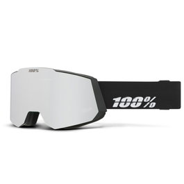 100percent Snowcraft Goggle Black HiPER Silver Mirror