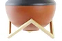 DKD Home Decor Jarrón Moderno Multicolor Metal 18 x 21 x 18 cm